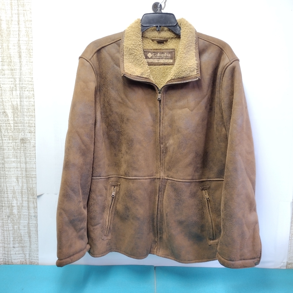 Columbia Sportswear Men's Full Zip Jacket Sherpa Lined XL